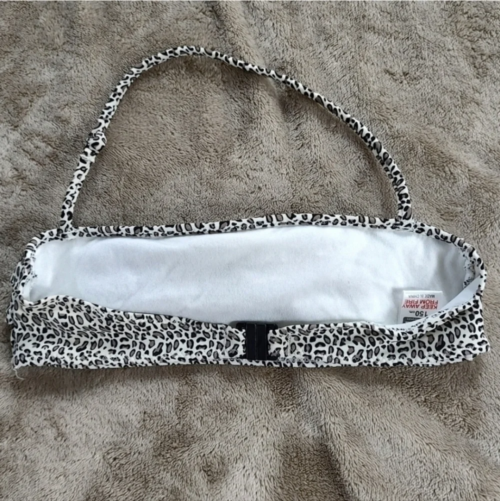 Zara Accessories Girls Leopard Print Bikini Top